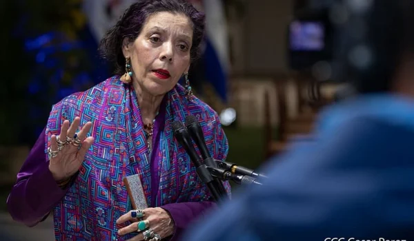 La dictadora Rosario Murillo. Foto/Tomada de medios oficialistas