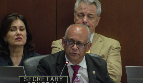 Secretario general de OEA pide «respuesta hemisférica firme» sobre Nicaragua