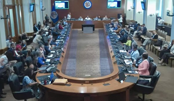 Sesión ordinaria de la OEA sobre Nicaragua. LA PRENSA/Captura de pantalla