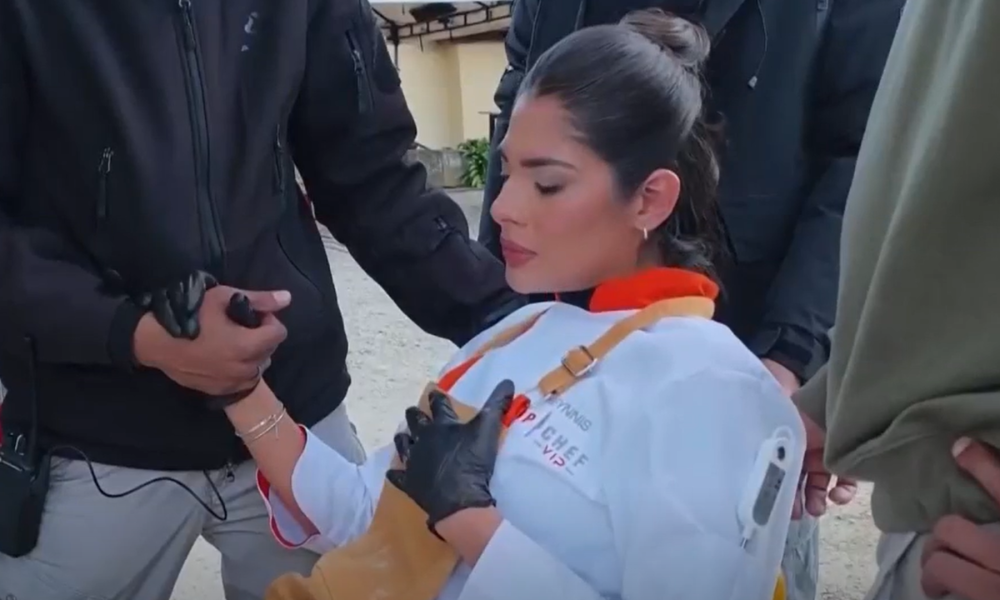 Sheynnis Palacios se ausentó por segunda vez del reality de cocina Top Chef VIP. Foto: Captura de pantalla/Telemundo Realities