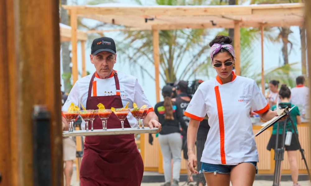 Sheynnis Palacios se salvó de ser la primera eliminada en Top Chef VIP. Foto: Telemundo Realitys
