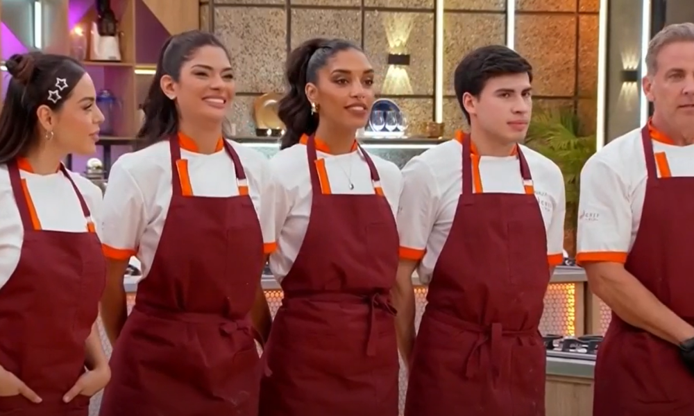 Sheynnis Palacios en un nuevo reto en equipos de Top Chef VIP. Foto: Captura de pantalla/Telemundo Realitys