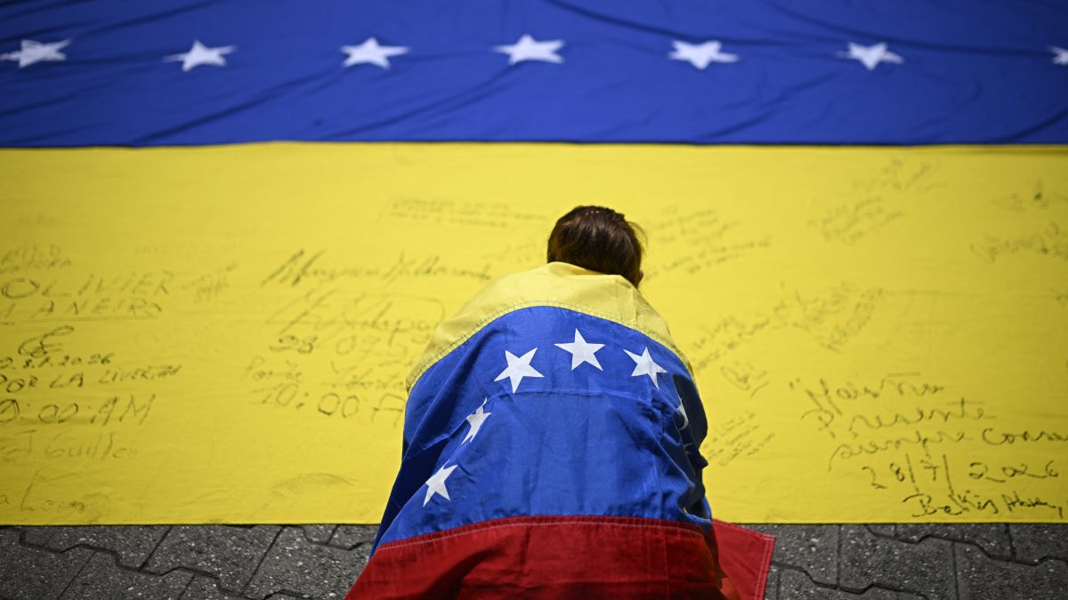 Las conversaciones se producen sin la participación de la principal líder de la oposición venezolana y premio Nobel de la Paz, María Corina Machado. Fdederico Parra/AFP