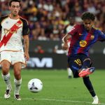 Lamine Yamal y Raphinha lideran la goleada al Rayo y hacen líder al Barcelona