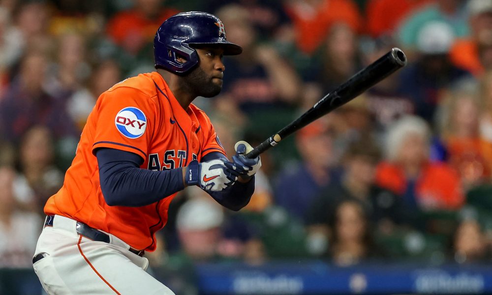 Yordan Alvarez, el súper bateador de los Astros de Houston. LA PRENSA/AFP
