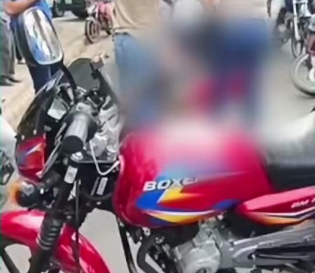 Accidente de tránsito en el que falleció Rosa María Guevara Robleto, de 86 años. Foto: Canal 13.