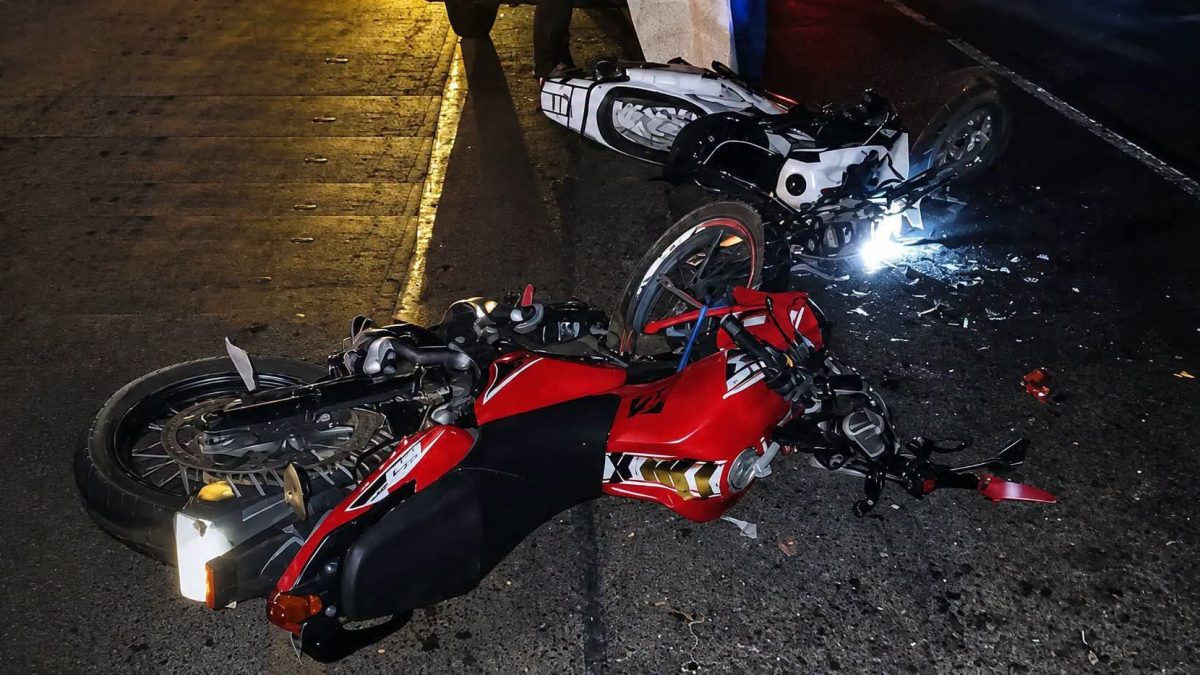 Una mujer embarazada perdió a su hijo en gestación tras protagonizar un accidente en motocicleta. Foto: Alexandra Chavarría/Facebook.