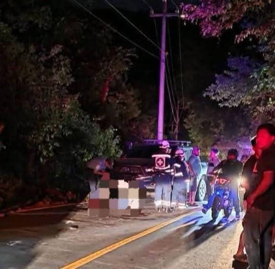 Una pareja en motocicleta muere en accidente en Masaya. Foto: Masaya Informativa Noticias/Facebook.