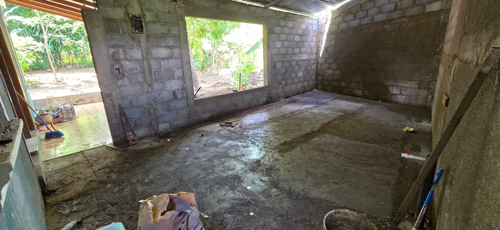 La construcción del nuevo salón de Pavón Flores. LA PRENSA/ CORTESÍA
