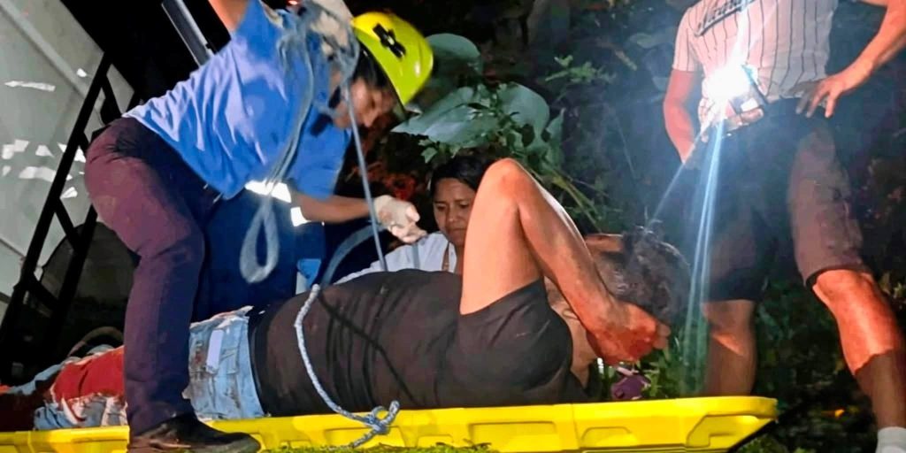 Músicos lesionados tras accidente en Boaco. Foto: Aníbal Palacios/Facebook.
