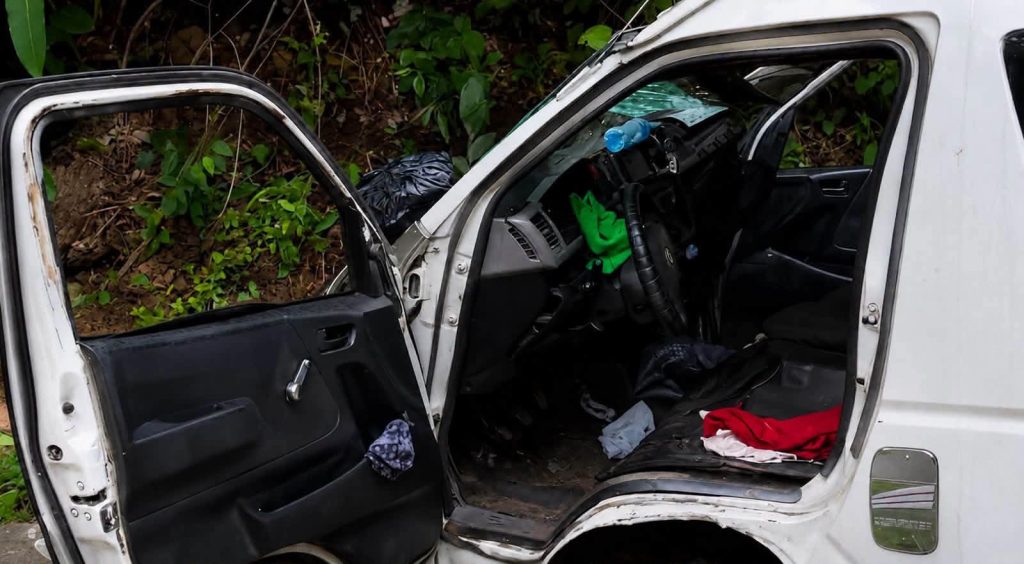 Karnavaleros de Jaguar sufre accidente de tránsito. Foto: La Primerísima.
