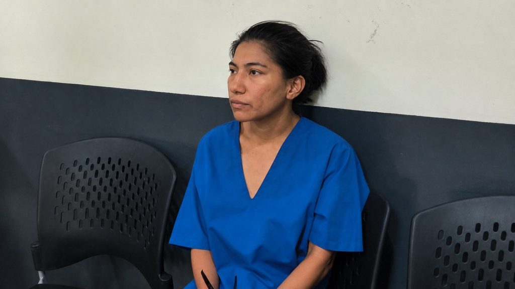 Angélica María Mairena, es acusada de parricidio por la muerte de su hija de 4 años. Foto: La Primerísima.