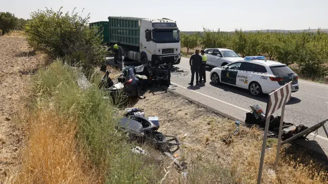 Un nicaragüense muerto en accidente de tránsito en Zaragoza, España. Foto: Heraldo de Aragón.