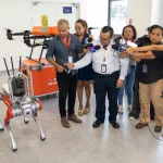 Así funcionan los drones y perros robots en el centro del Sinapred financiado por China