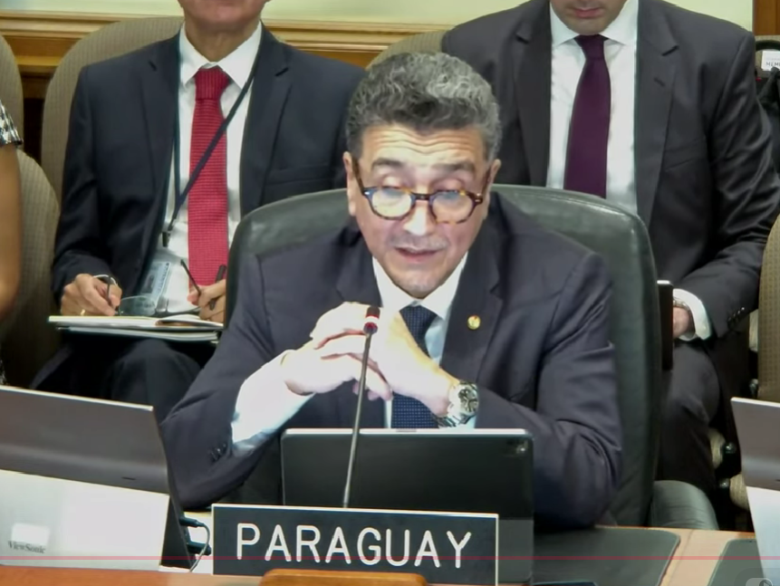 Representante de Paraguay ante la OEA, Raúl Florentín.