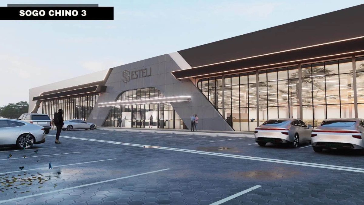 Diseño que tendrán el nuevo centro comercial chino en Estelí. Foto: Tomada de redes sociales de Constructora Duarte.