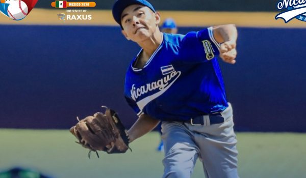 Nicaragua tropieza en su debut en la Copa Mundial de Beisbol Sub-15 en México