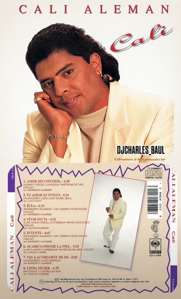 Portada de un álbum de Cali Alemán, de 1994. LA PRENSA/ CORTESÍA