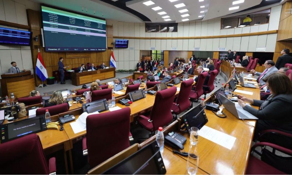 Cámara de Senadores de la República del Paraguay. Foto tomada de redes sociales.