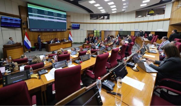 Cámara de Senadores de la República del Paraguay. Foto tomada de redes sociales.