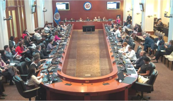 Consejo Permanente de la OEA reunido el 23 de septiembre de 2026. Captura de pantalla.