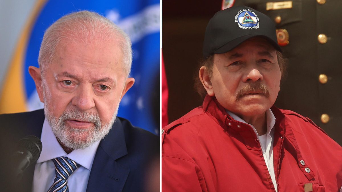 Combo de fotografías del presidente de Brasil, Luiz Inácio Lula da Silva (i), y de su homólogo de Nicaragua, Daniel Ortega. ARCHIVO/EFE/ Andre Borges/Miguel Gutiérrez