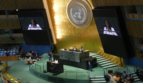 «En Venezuela habrá elecciones», asegura Delcy Rodríguez en discurso ante la ONU