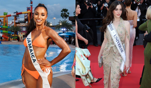 Miss Universe Jamaica 2025 y Miss Universe 2025 son las protagonistas de las demandas que salpican Miss Universe. Foto: Instagram: @officialgabriellehenry y @fatimaboschfdz