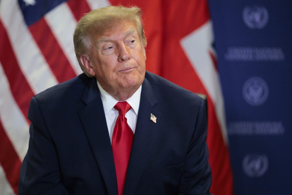 Trump afirmó que Estados Unidos reafirmará sus intereses en todo el mundo. AFP