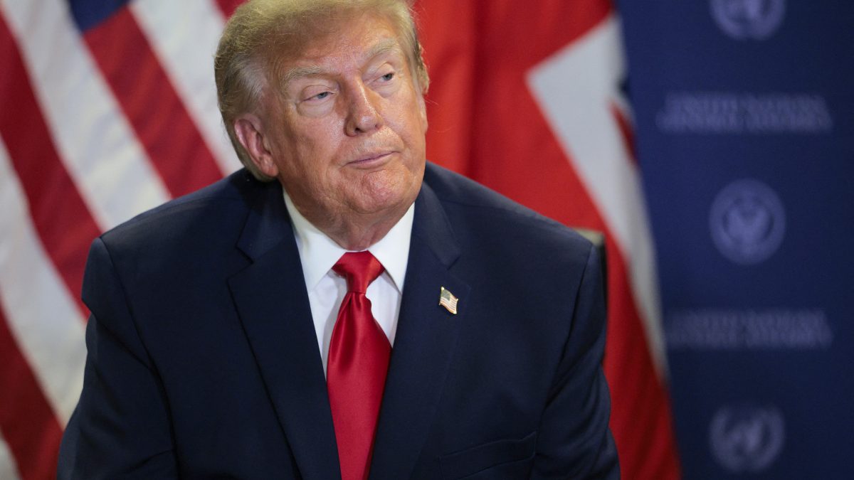 Trump afirmó que Estados Unidos reafirmará sus intereses en todo el mundo. AFP