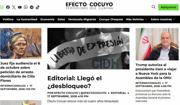 La oenegé de derechos digitales VE Sin Filtro verificó el acceso de 17 portales web en varios proveedores de internet. Captura de pantalla