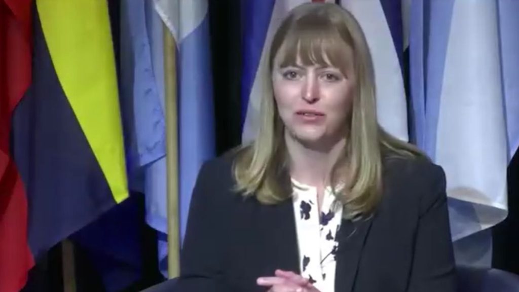 La investigadora Jessica Ludwig. Captura de pantalla.