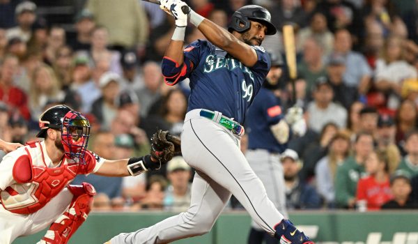 El novato cubano Lázaro Montes de los Marineros de Seattle. LA PRENSA/AFP