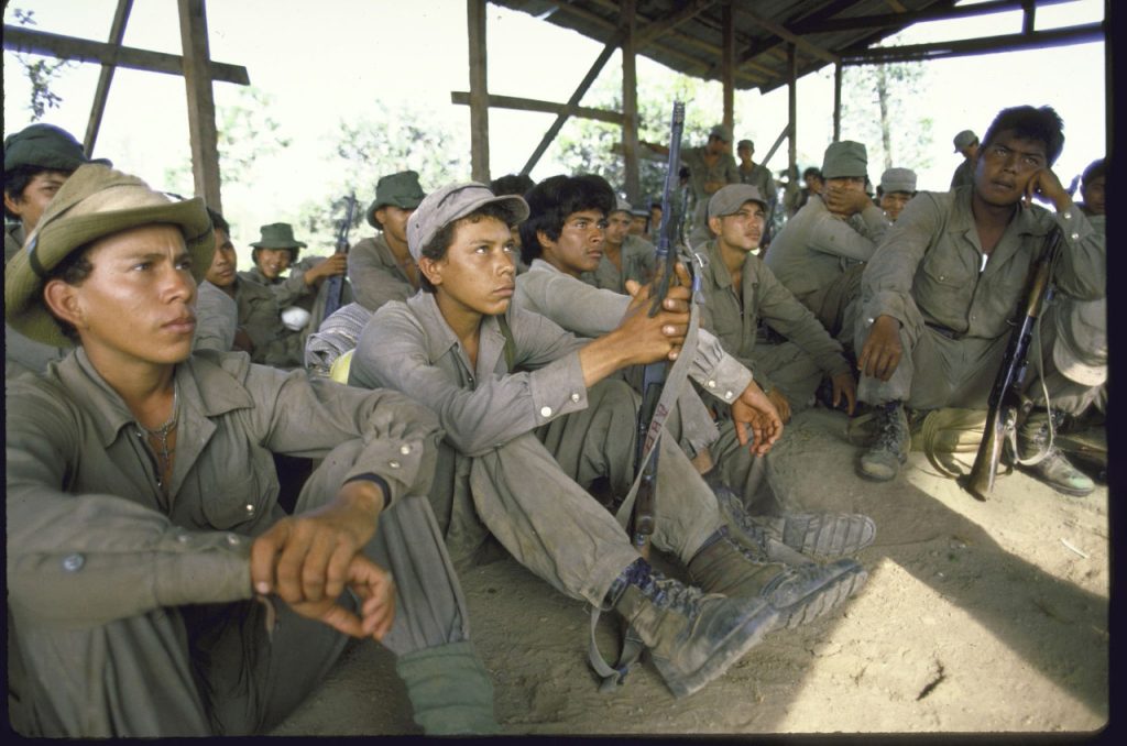 El entrenamiento militar y el adoctrinamiento político eran fundamentales para el Ejército Sandinista en esta escuela, cuyo propósito era adiestrar a los jóvenes reclutas. LA PRENSA / CINDY CARP