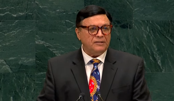 Nuevo representante permanente de Costa Rica en la ONU, el embajador Boris Marchegiani. Foto: Captura de pantall.