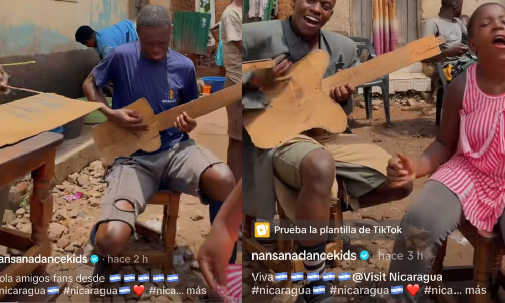 Captura de pantalla de la cuenta nansanadancekids bailando y cantando canciones nicaragüenses. Foto: TikTok: nansanadancekinds