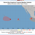 Tormenta tropical Polo podría reforzar las lluvias en Nicaragua a través del giro centroamericano