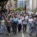 Protestan en Venezuela contra jueces, bajos salarios y exigen elecciones y liberaciones