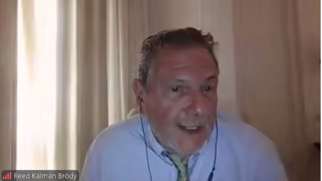 Reed Brody, del Grupo de Expertos en Derechos Humanos sobre Nicaragua (GHREN). Captura de pantalla.