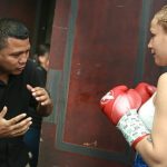 Boxeadora nicaragüense a una exigente prueba ante rival colombiana