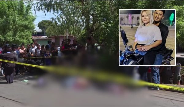 Alondra Bermúdez y su novio mueren en un accidente el 1 de octubre de 2025. Foto: captura de video de Canal 10.
