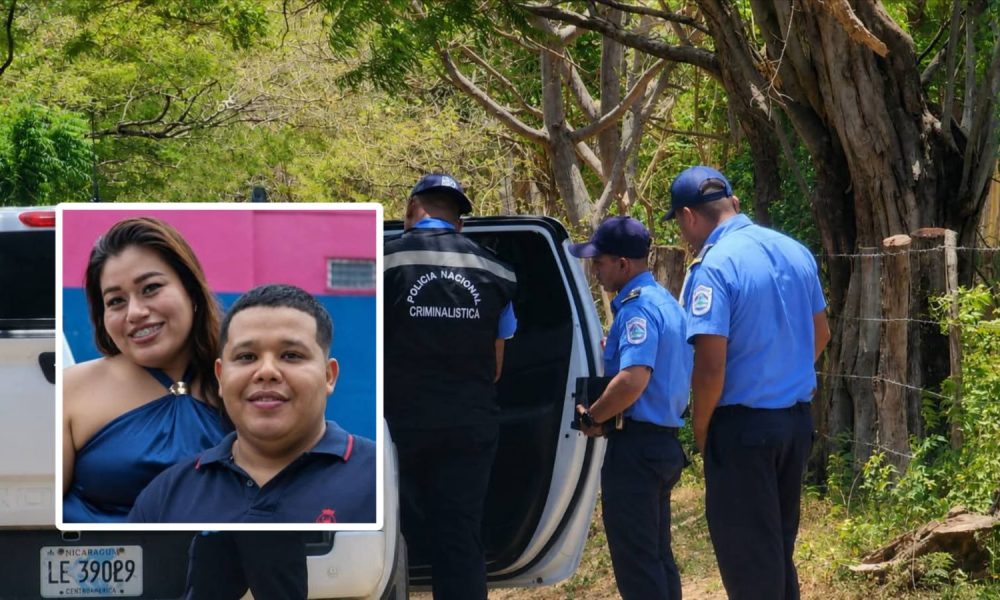 La pareja fue encontrada muerte en un camino cercano al basurero de Nagarote en León. Foto: Aníbal Palacios/Facebook.