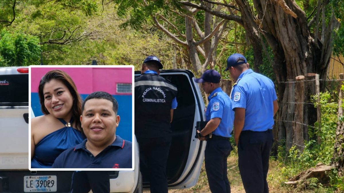 La pareja fue encontrada muerte en un camino cercano al basurero de Nagarote en León. Foto: Aníbal Palacios/Facebook.