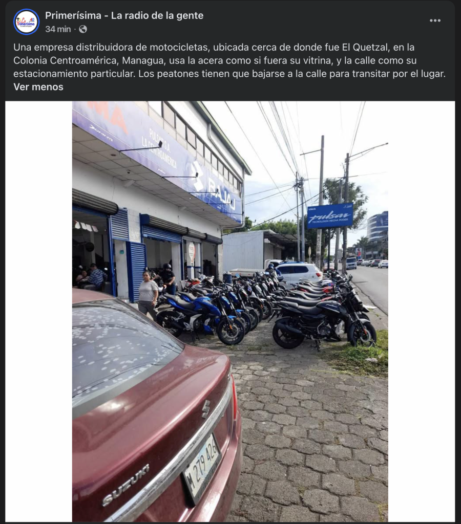 Publicación de la Radio La Primerísima