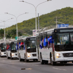 Rosario Murillo anuncia llegada de 107 buses chinos y promete 700 más para municipios