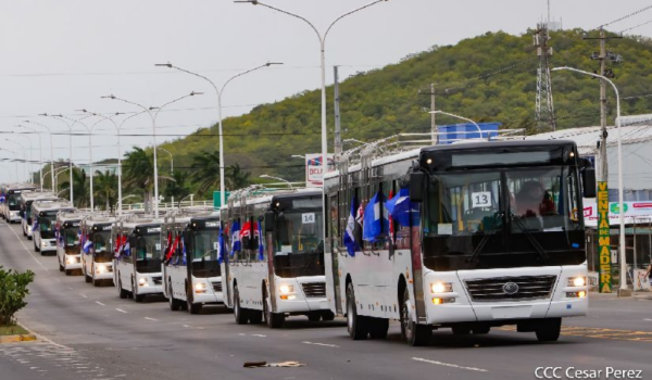 Nueva flote de buses chinos Yutong llegará a Nicaragua. Foto: El 19 Digital