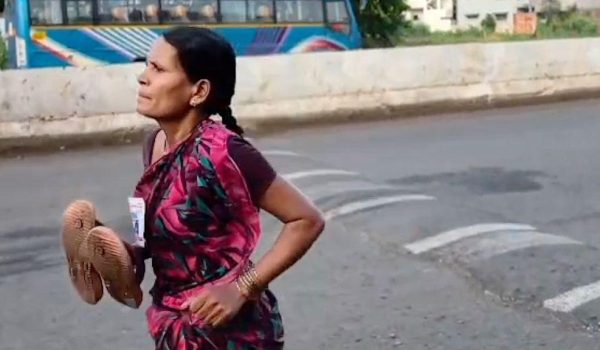 Ramabai Ranveer ganó la carrera a sus 47 años.