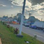 Reducción de carriles en el sector de la rotonda Cristo Rey provoca filas kilométricas