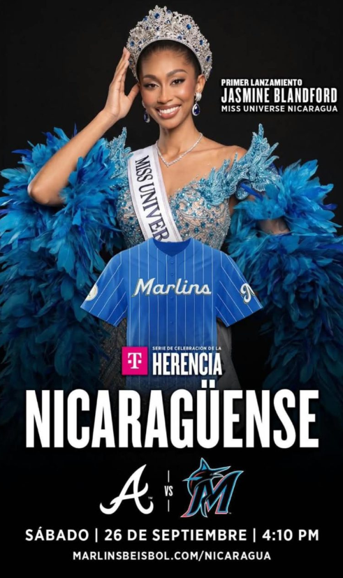 Sheynnis Palacios, Miss Universo 2023, deslumbró este 7 de marzo al realizar el lanzamiento ceremonial de la primera bola antes del juego entre Nicaragua y Países Bajos, en el Clásico Mundial de Béisbol 2026.
La beldad pinolera portó orgullosa la camiseta azul y blanco de Nicaragua, jeans celestes y deportivos blancos, con los que posó frente a las cámaras con una perfecta pose de lanzador. Antes de llegar al montículo realizó su tradicional pasarela de «Shey Shey Sway Walk», misma que fue popularizada por la beldad cuando participó en Miss Universo.