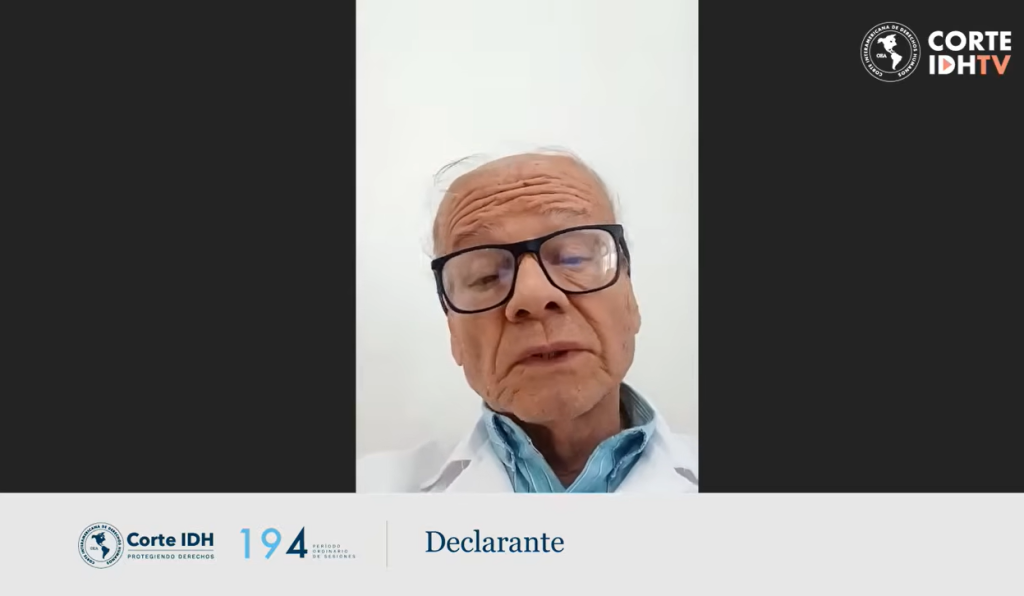 Elio Artola Navarrete, exiliado en México. Foto: Captura de pantalla.